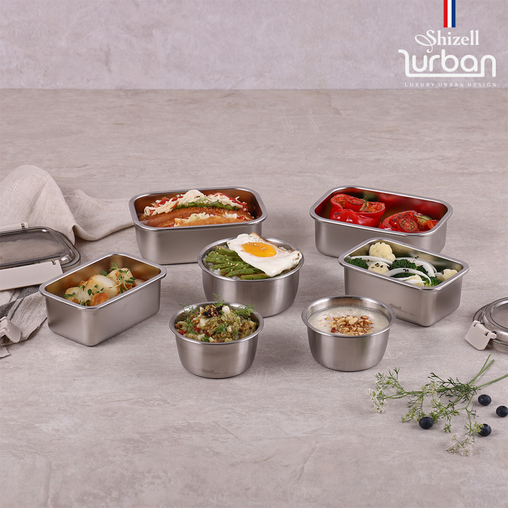 쉬젤 러반 슈퍼클린찬통 혼합7종세트 A원형3종 직사각4종