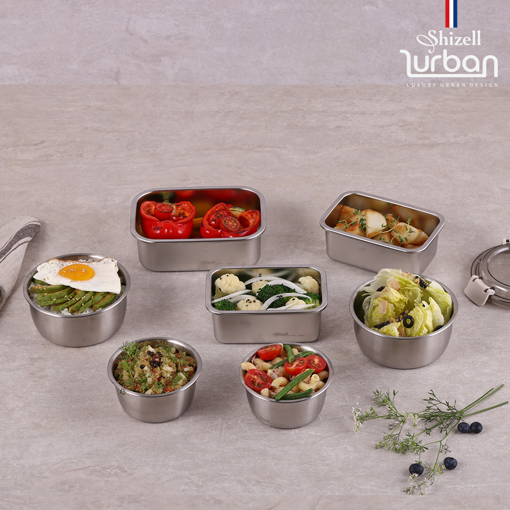 쉬젤 러반 슈퍼클린찬통 혼합7종세트 B원형4종 직사각3종