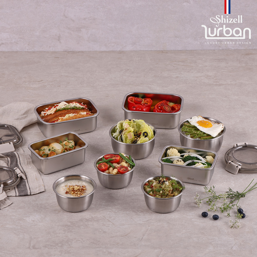 쉬젤 러반 슈퍼클린찬통 혼합9종세트 원형5종 직사각4종