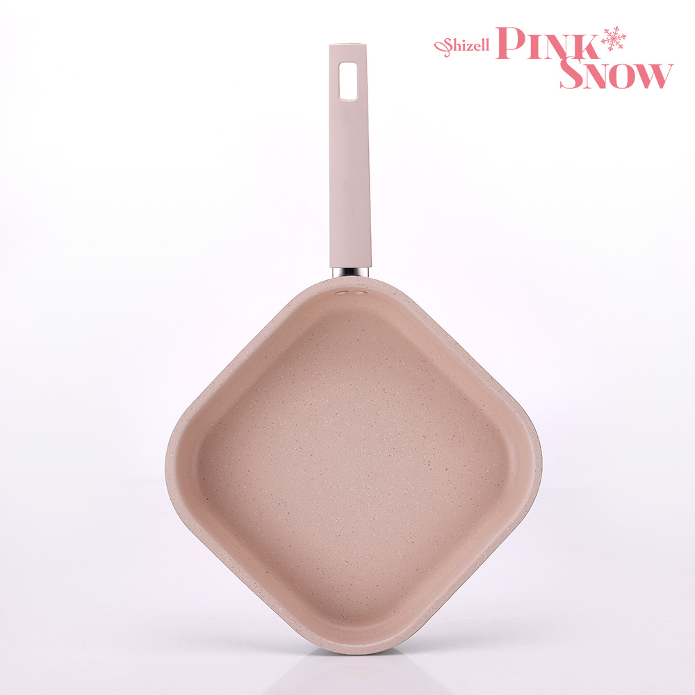 [쉬젤] 핑크스노우 IH 엣지스퀘어팬 (29cm)