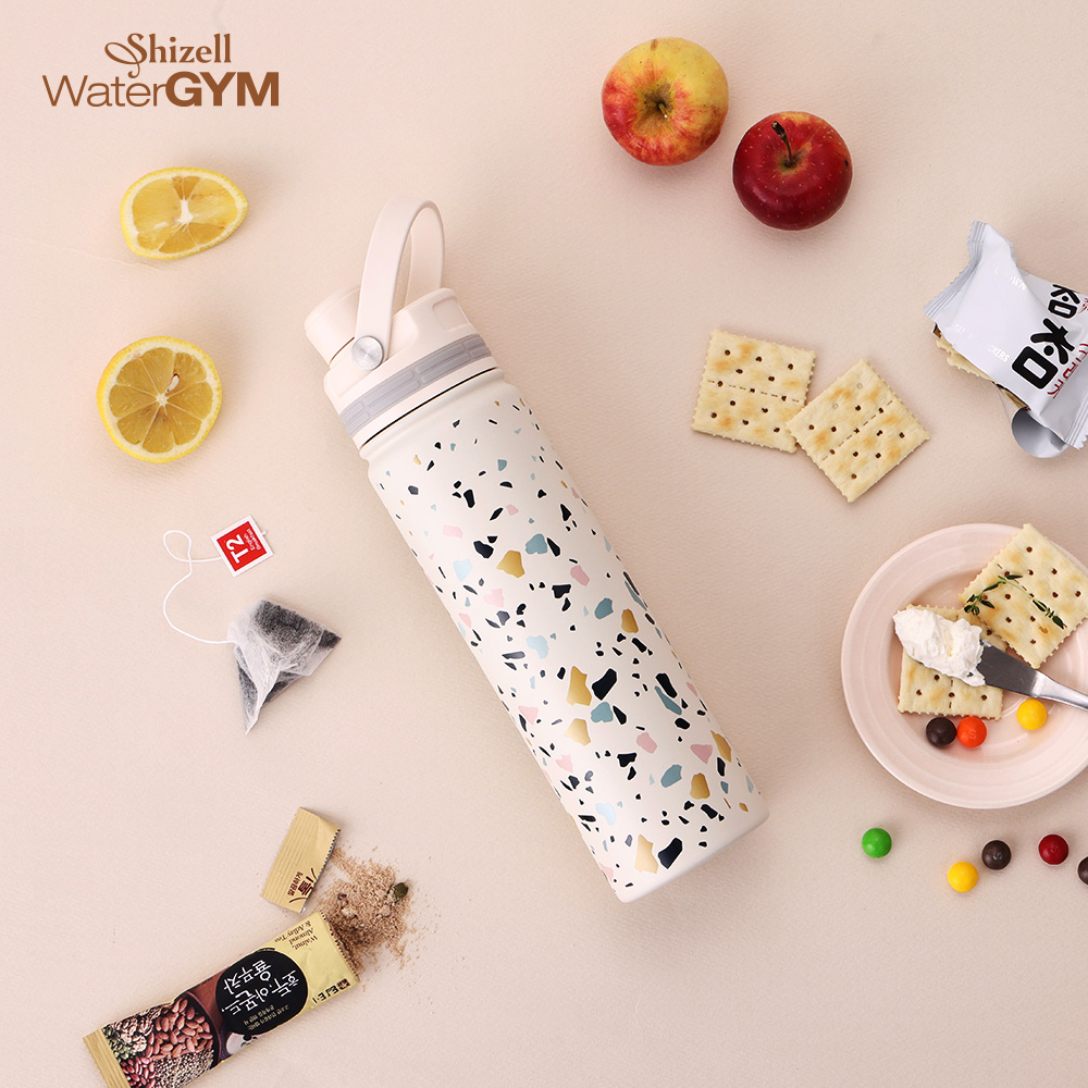 쉬젤 워터짐 마그넷텀블러_700ml-테라조