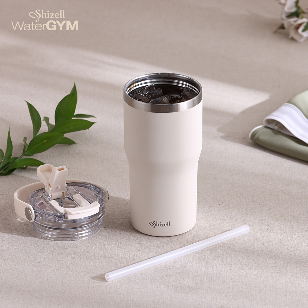 [쉬젤] 워터짐 텀블러_600ml (밀크크리미)